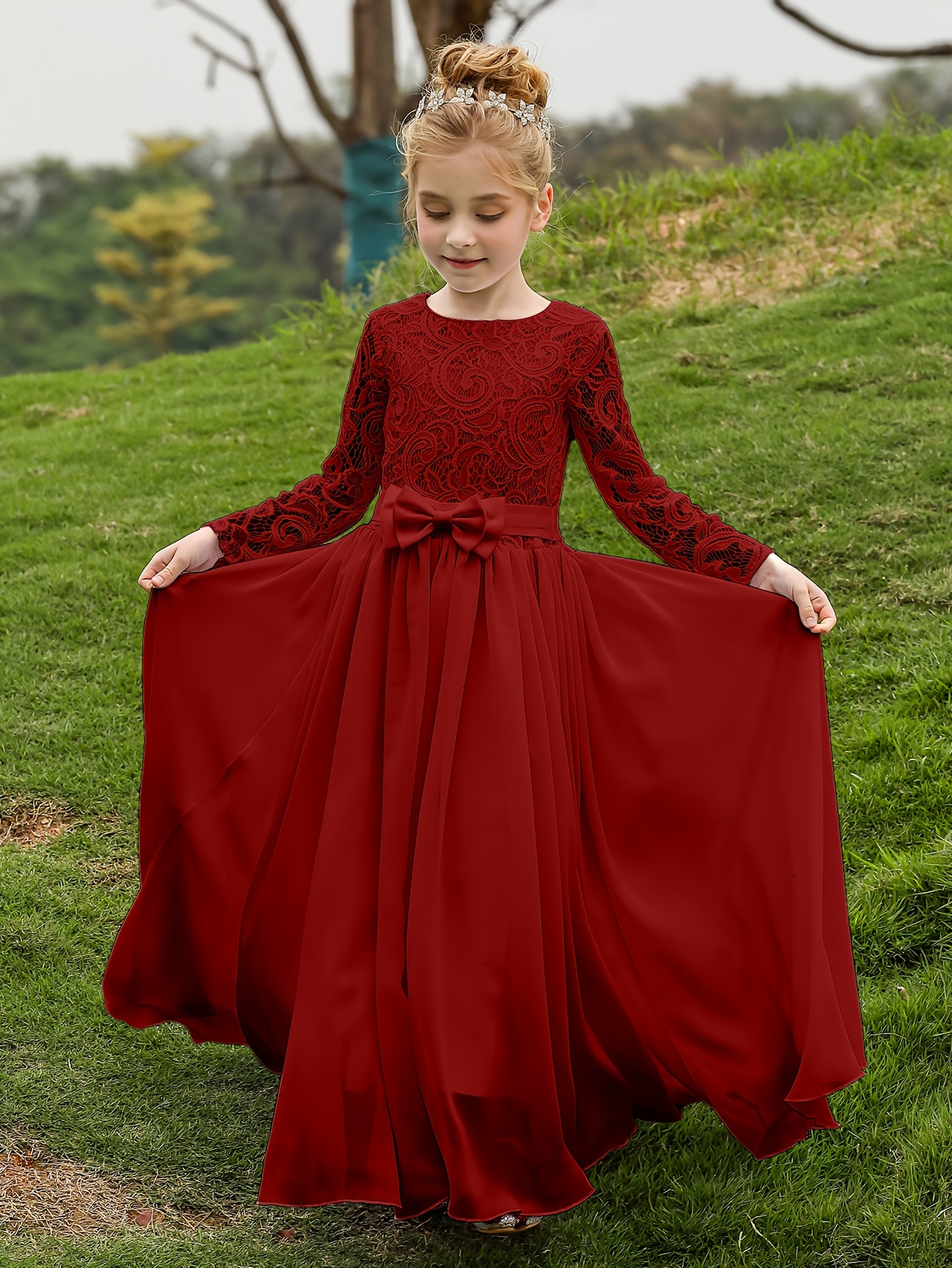 long dresses for girls sold on Temu United States