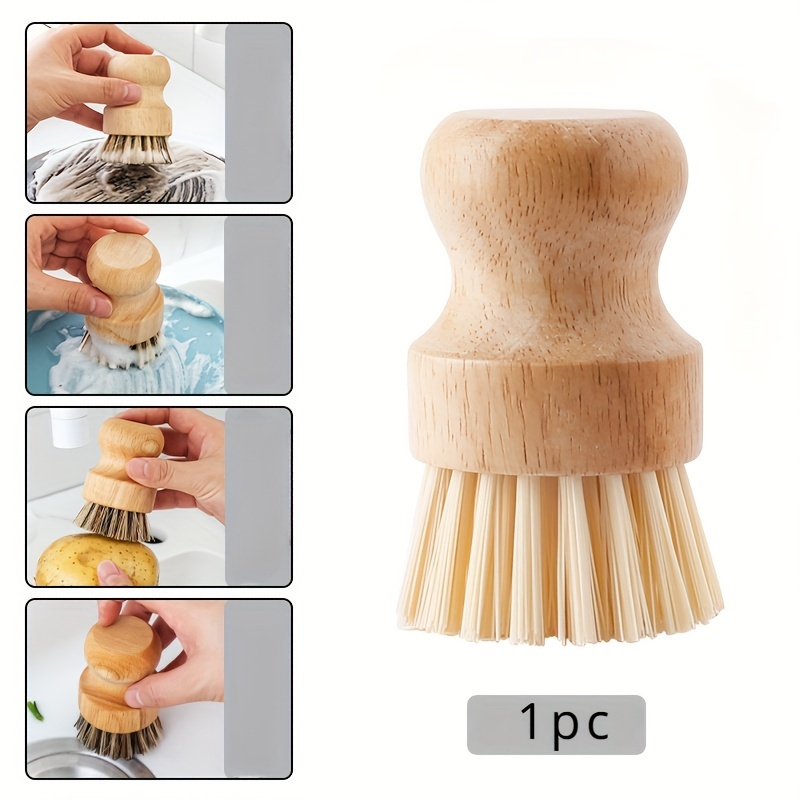 TEMU Multi-function Kitchen Cleaning Brush, Pot Cleaning Brush, Dishwashing Brush, Durable Kitchen Scrub Brush, Pot And Bowl Brush, Kitchen Sink And