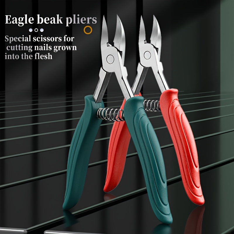 

Steel Nail Clippers Set - Ergonomic , Toenail & For Men And Seniors, - Angled For Trimming