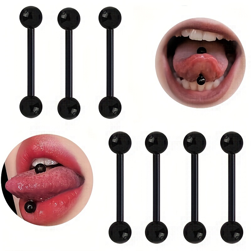 

10pcs Acrylic Rod Tongue Nail Multi- Nail Piercing Barbell