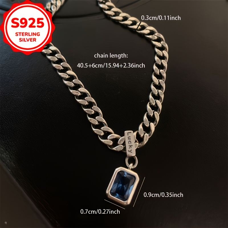 Chunky Chain Lucky Sweater Necklace for Women