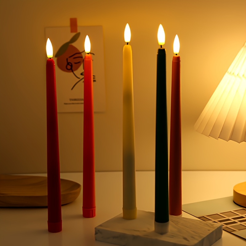 24pcs Beige LED Flameless Candle Lights Set
