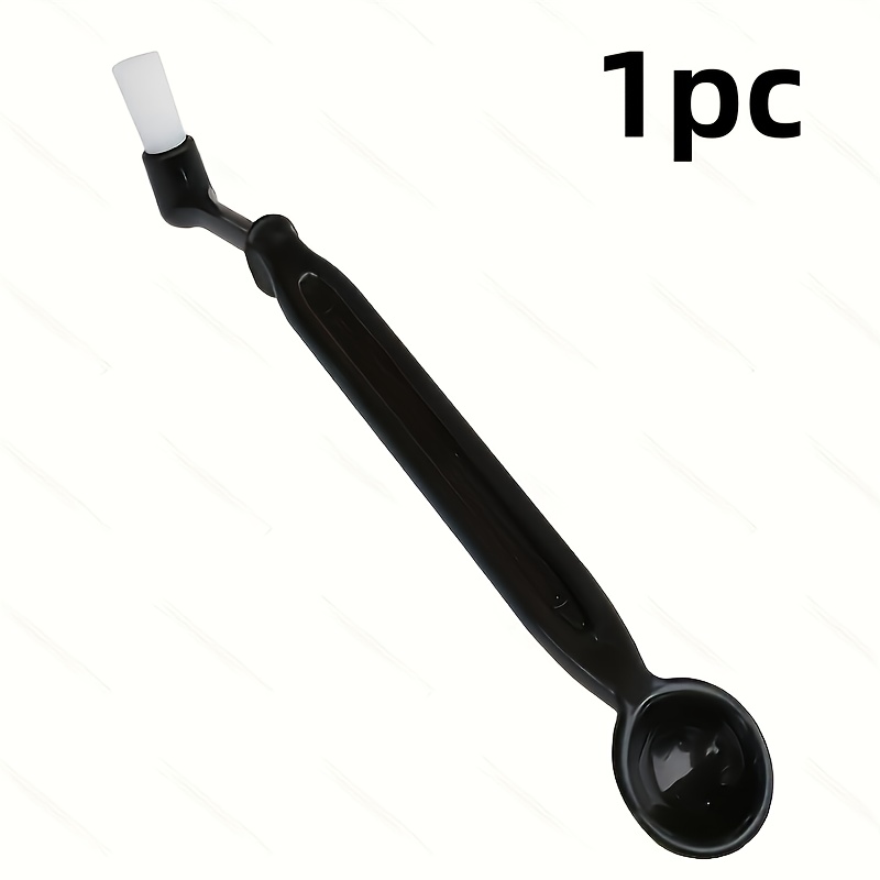 TEMU 1 Multifunctional Coffee Machine Cleaning Brush, Short Handle Arc Cleaning Brush For Coffee Machine Nozzle, Slit Brush, Ergonomic Coffee Machine