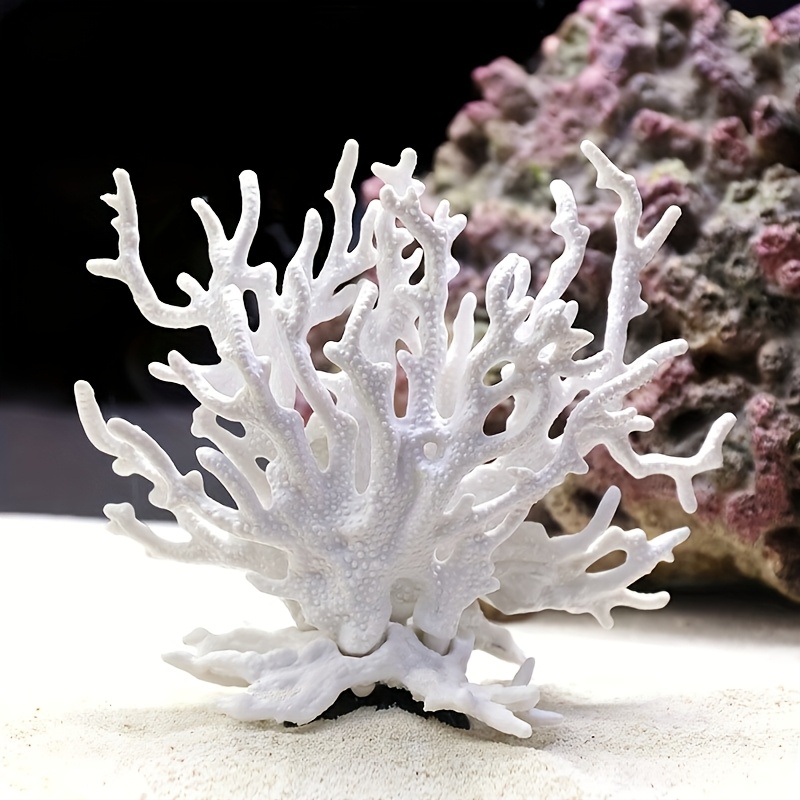 1pc 3pcs multi color ocean decorative coral seaside room decor coral three color aquarium scenery resin coral ornament