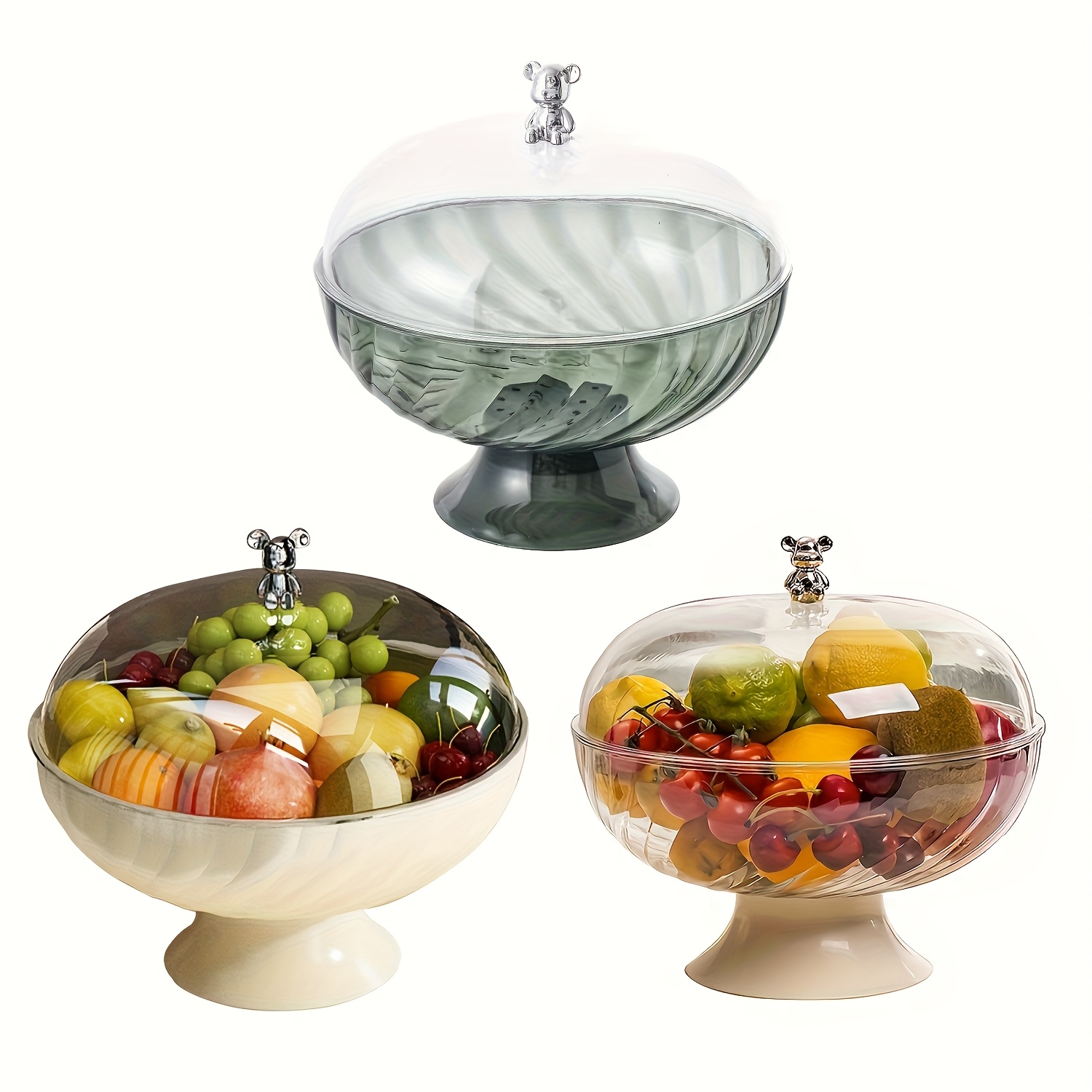 1pc storage tray. with a lid. High aesthetic decoration. Plastic material. You can drain the water. storage box. The box. Housewear & Furnishings. ornament. Small item storage, Shelf Baskets