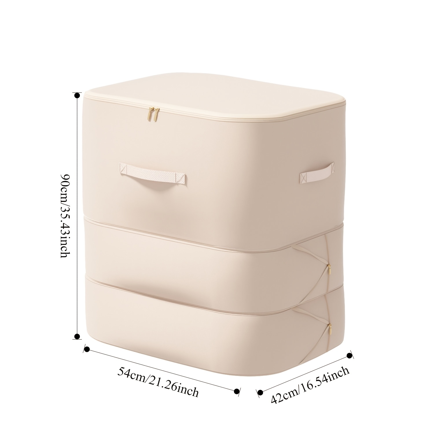 TEMU Extra-large Large-capacity Household Compression Storage Bags For Clothes, Quilts, Pillows - Ideal For Closets, Bedrooms, Under-bed Storage,
