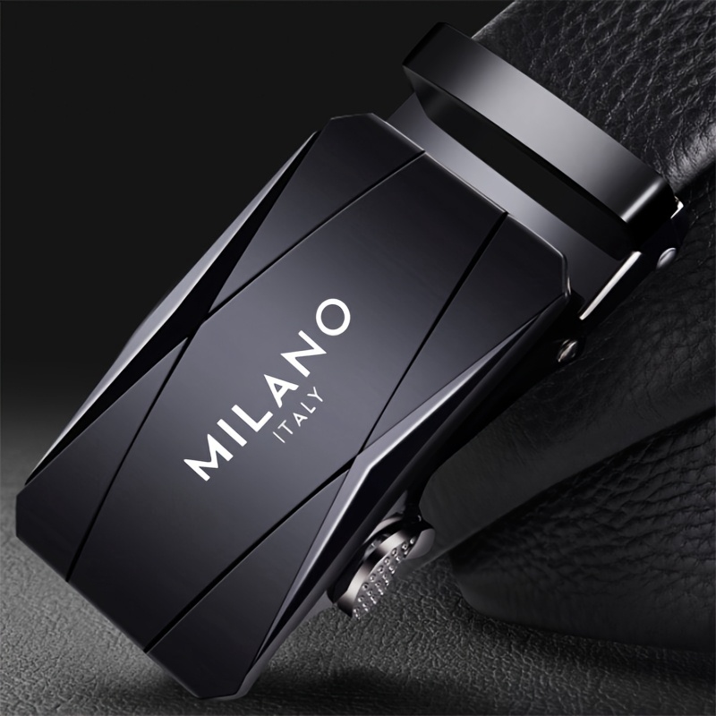 E-shop -Muster, Modischer Business-Gürtel mit Automatischer Legierungsschnalle im High-End Minimalistischen Stil