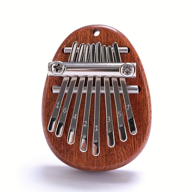 8 Keys Mini Kalimba High Quality Exquisite Finger Thumb Piano Marimba Music Good Accessory Pendant Gift, Christmas and Halloween Gift, Thanksgiving Gift