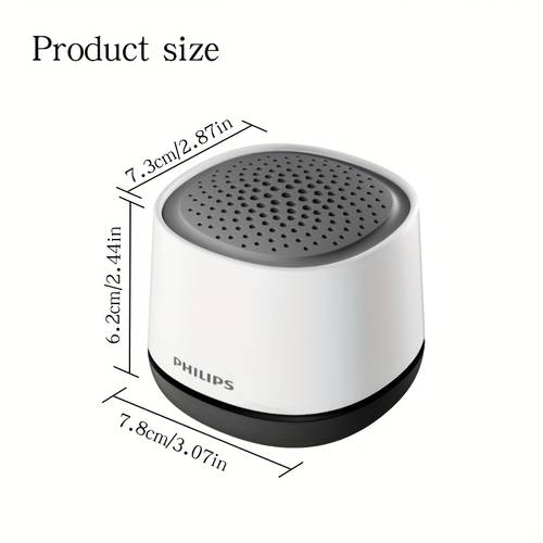 haut-parleur fil philips prenant en charge linterconnexion double machine tws, avec une qualité et équipé dun design de subwoofer facile, et portable