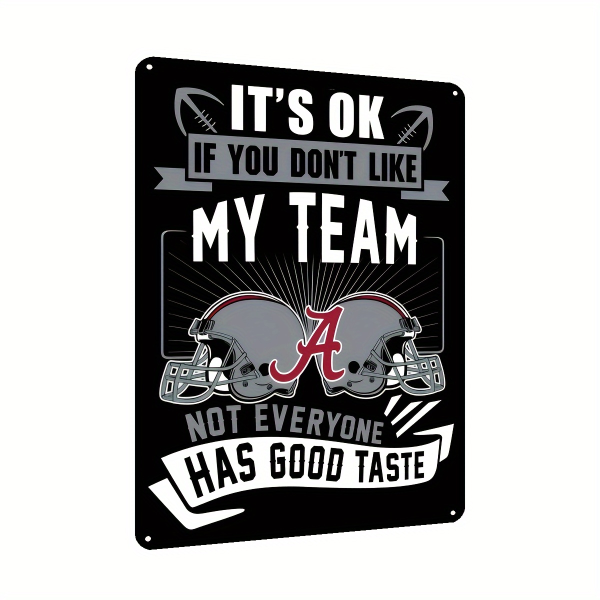 

Fan Pride Tin Metal Sign (8"x12") - Home, Garden, Bar, Cafe, Or Office Decor