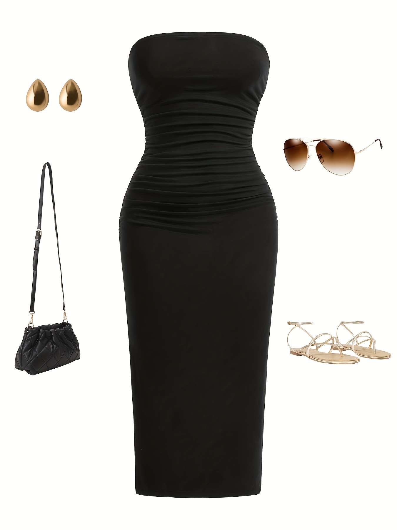 princess polly baby blue dress Women's Black Dresses - Little Black Dresses