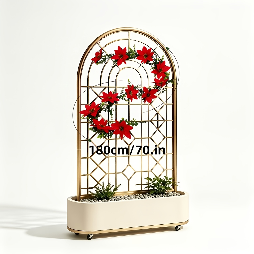 TEMU Realistic Of Vine Decorative Flower Chain, Artificial Red Flowers And Greenery Vines, 180cm Coilable , For Mall Window And Archway Decoration,