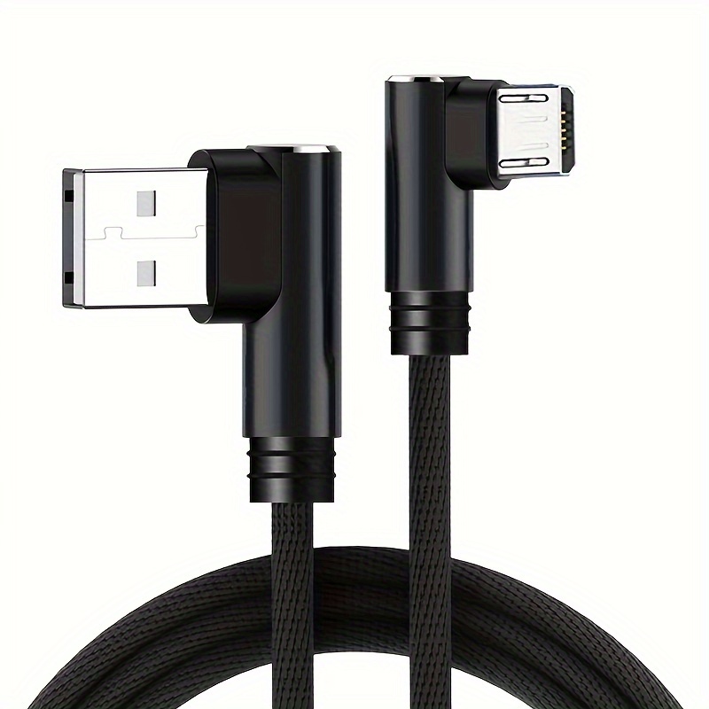 Micro Usb Fast Charging Data Cable 90 Degree Elbow For Huawei Oppo Vivo Oneplus And More Phone Usb Cord