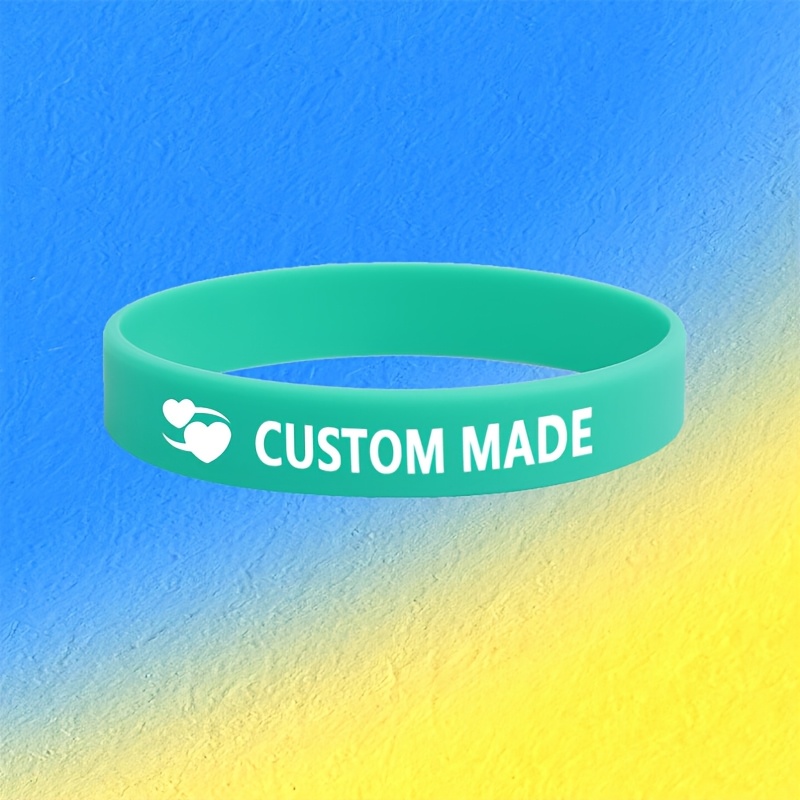 42 Custom Wristbands with Self-Defined Text