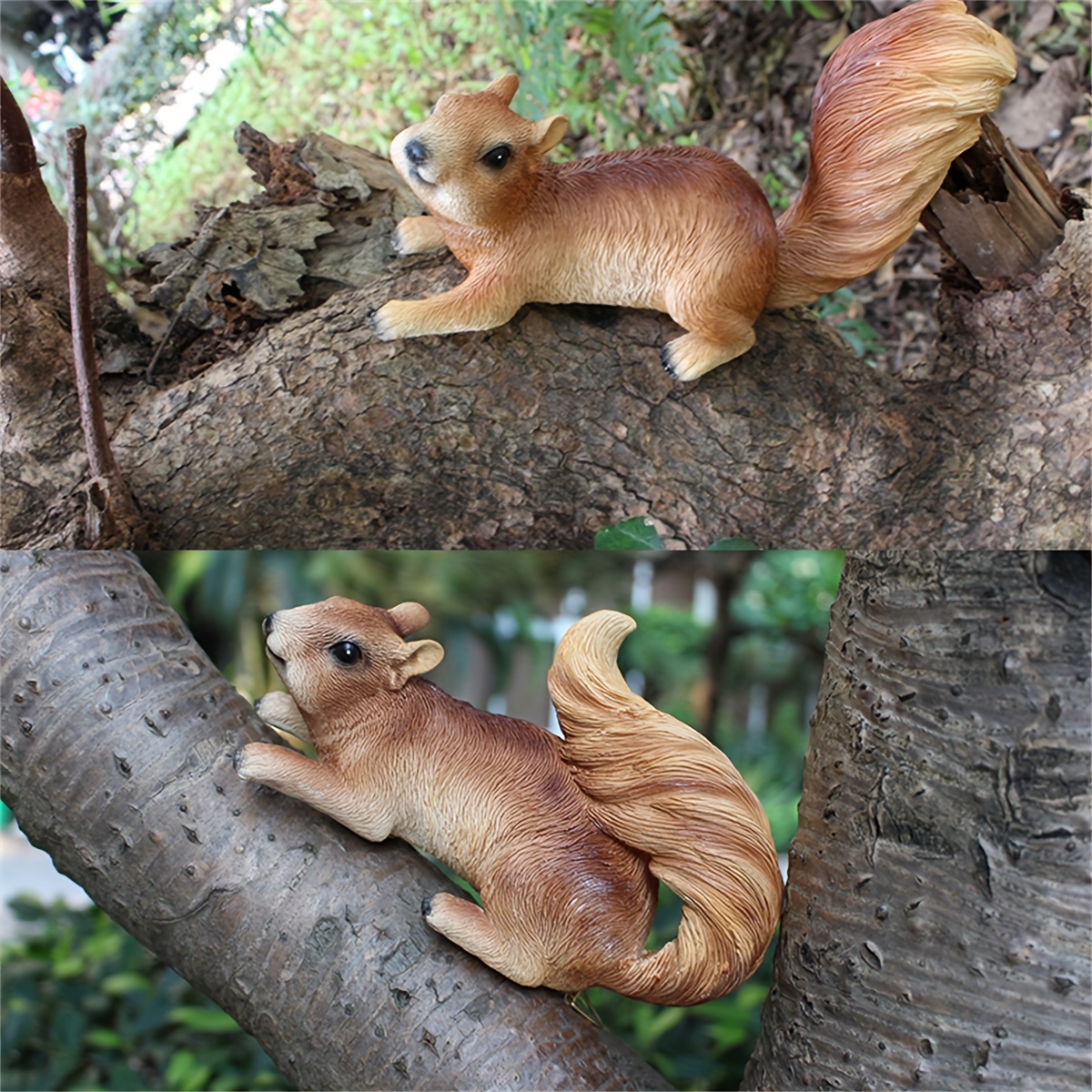 Scoiattolo In Metallo Arrugginito - Decorazione Da Giardino | Design Naturale | Resistente Alle Intemperie - Foto 14