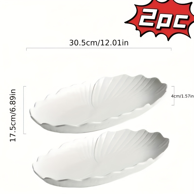 2pcs Lace Fish Plates