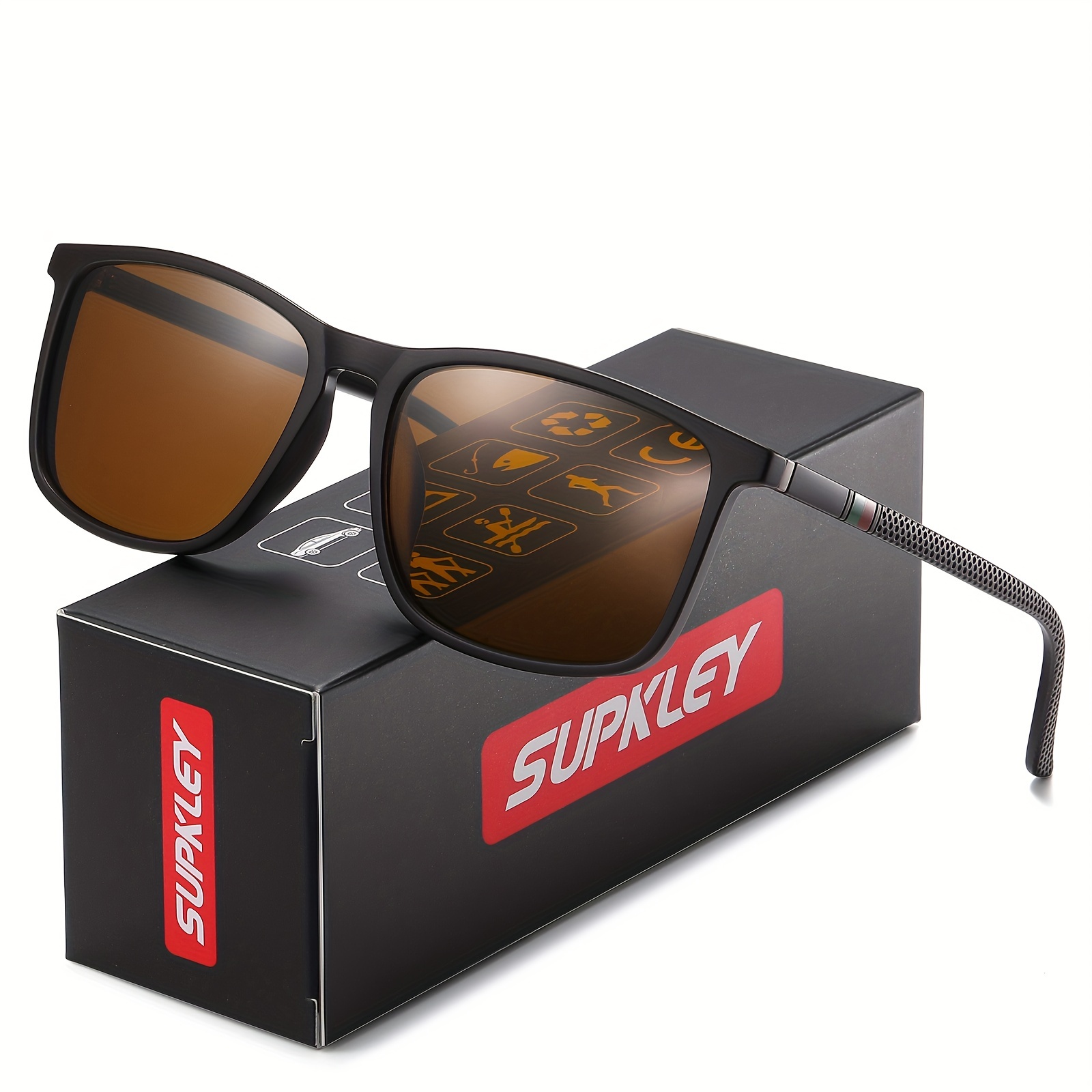 Supkley Sports Polarized Sunglasses Men Comfortable Lightweight Protective  Sunglasses Uv Protection Ideal Choice Gifts - Jewelry & Accessories - Temu  Philippines