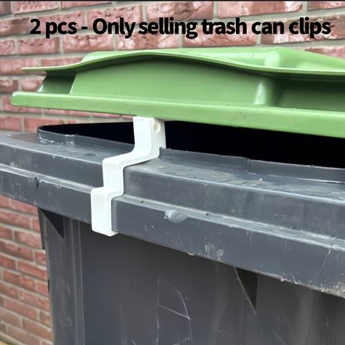 2pcs trash can ventilation clips suitable for bin sizes insect and odor resistant durable plastic material trash can holder no electricity required outdoor trash can odor controller