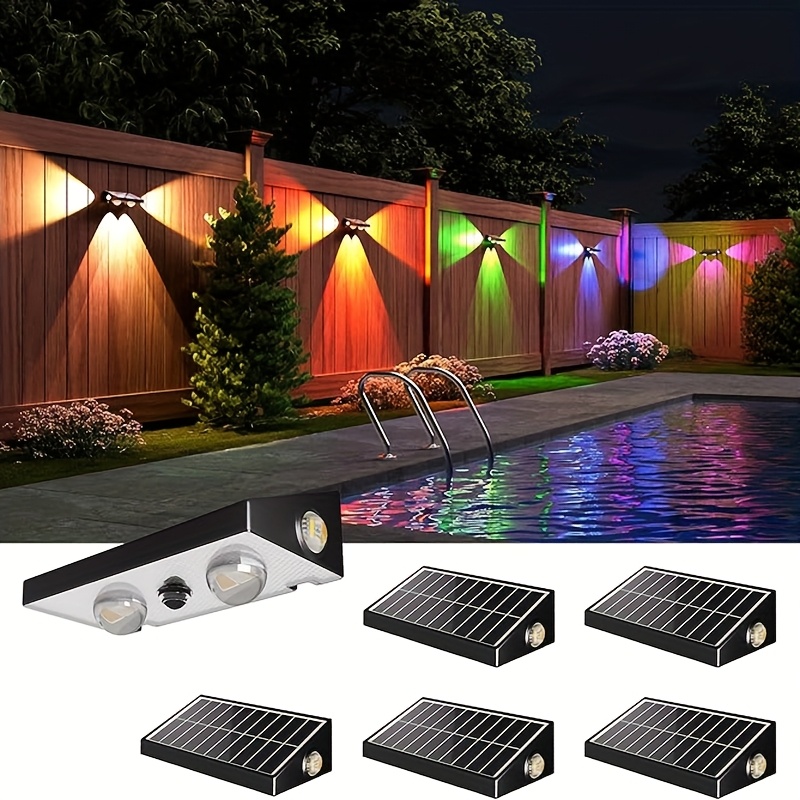 Lampes Solaires à LED étanches D'extérieur, Lampes De Jardin, Lumière Du Soleil, Balcon, Escaliers, éclairage De Rue, 62 Lampes