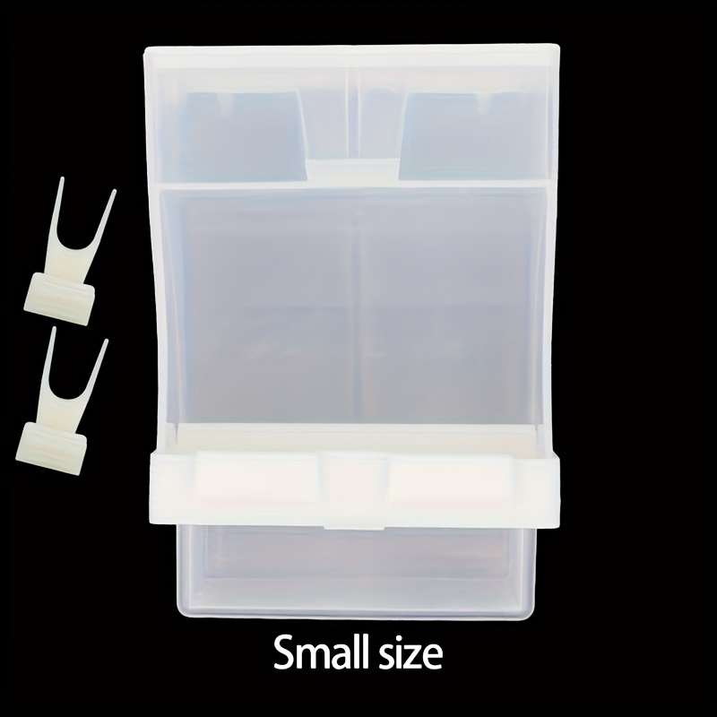 Automatic Bird Feeder With 2pcs Bird Fruit Forks, Parrot Automatic Food Tray, Bird Feeder Dispenser Food Tray Automatic Feeding No Clogging, Without Battery