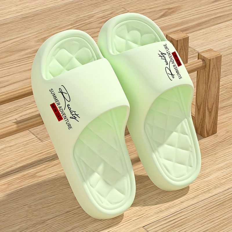 Women's Lightweight Slip-On EVA Slippers - Non-Slip Indoor House Shoes with Cushioned Comfort, Soft Beige Casual Design for All-Season Home Use, Cute Slippers, Durable Slipresistant Sole