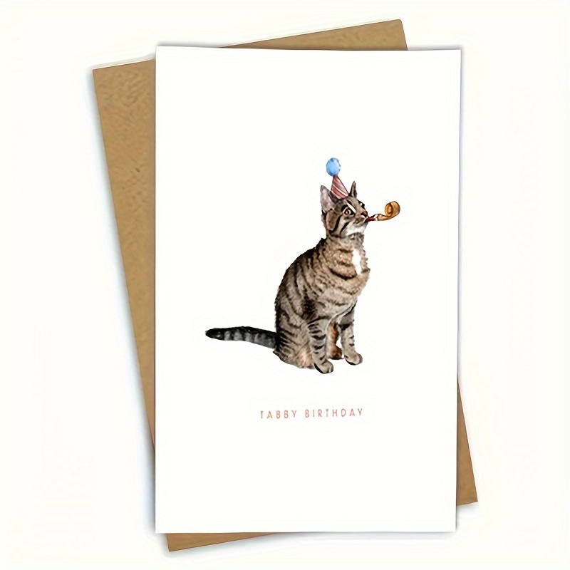 Cat's Pajamas Card, Cat Card, Funny Cat Card, Friendship Card, Thinking of  You Card, Thank You Card 