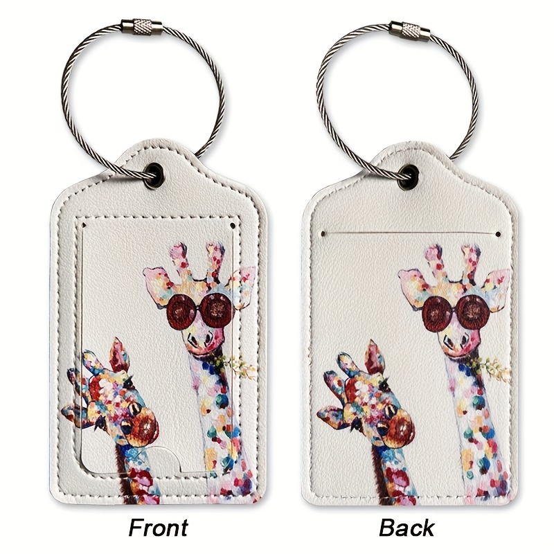 Giraffe luggage tag on sale