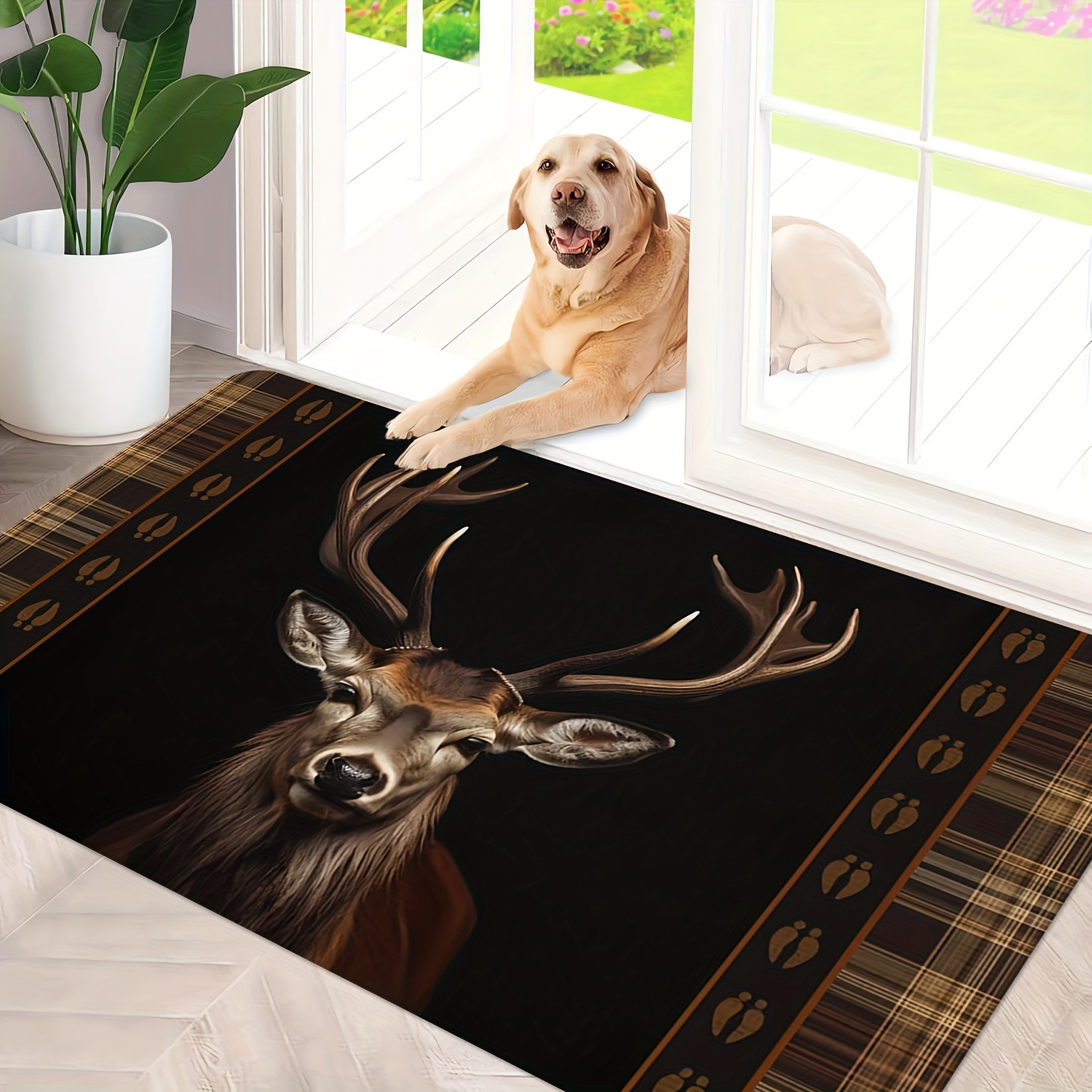 

Pattern Mat - , & Washable Rug For , Laundry, Bathroom - Dry, Pad Striped/