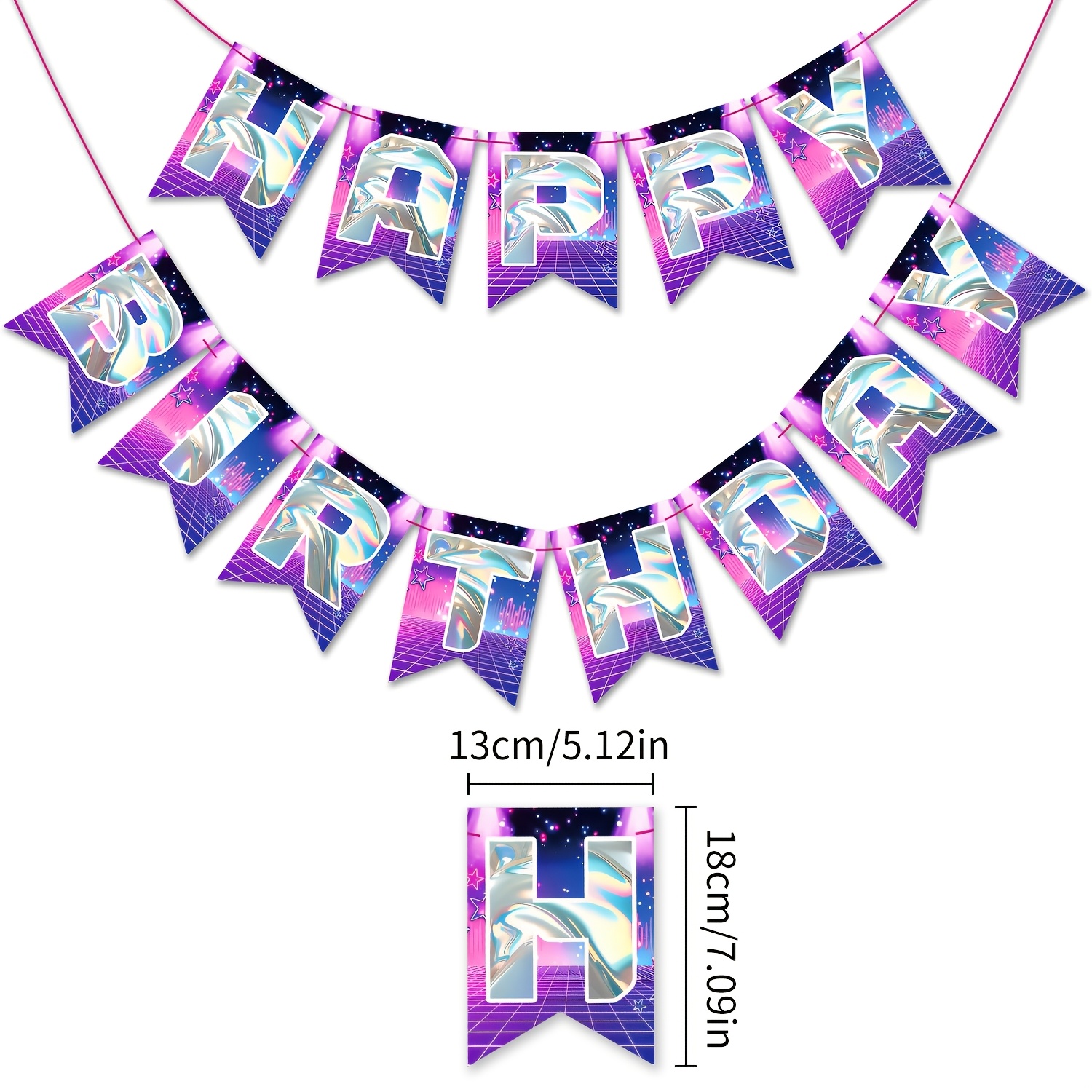 Kpop-themed Birthday Decorations, Anime-themed Happy Birthday Banners, And Party Supplies For Fan Meetings