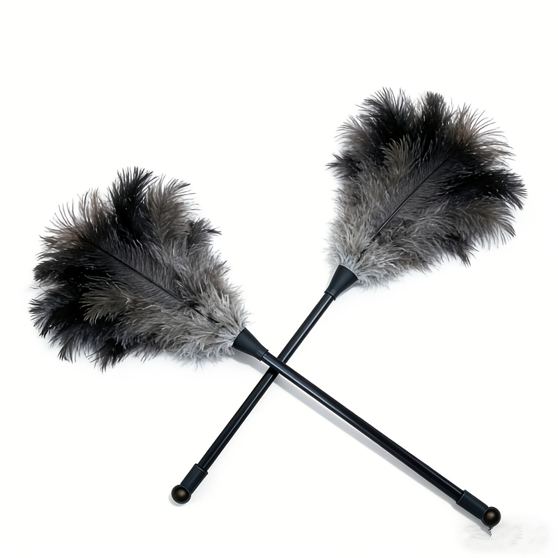 TEMU 14.9-inch Mini Dusting Brush With A Reusable Plastic Handle, Suitable For Cleaning At Home, In Cars, And Offices