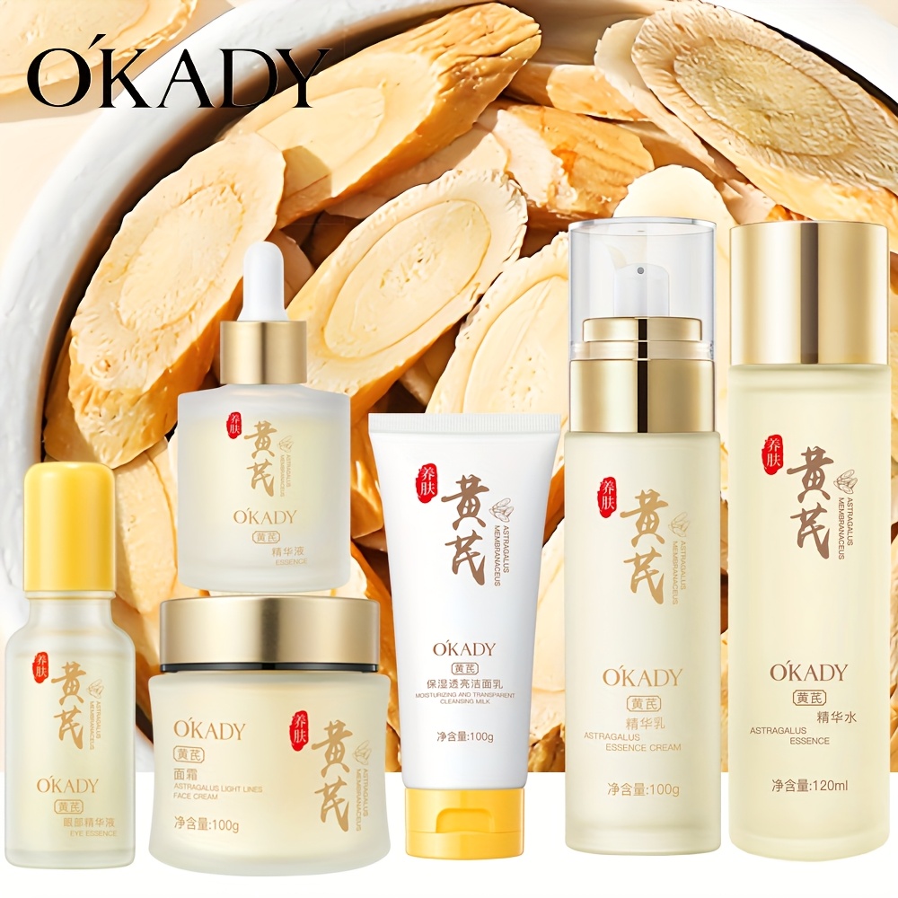 TEMU Coffret de soins de à l', antioxydant, hydratant et nourrissant, réduit l' des rides, crème pour à l', essence, nettoyant pour , eau, lotion,