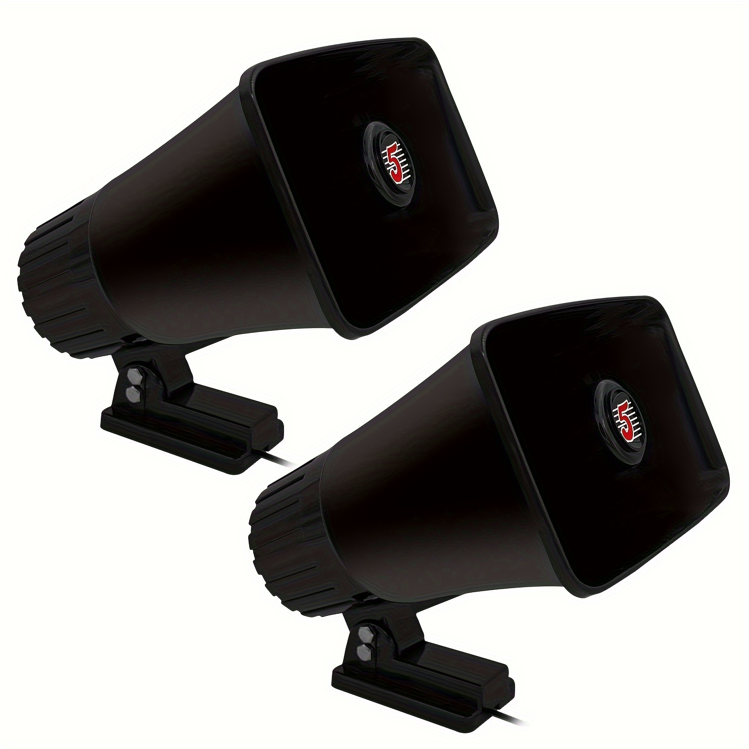 

Indoor Outdoor Pa Horn Speaker 8 X 5 Inch Loud Commercial System 8 Ohms 65 Watts Max Mounting Bracket & Hardware Included Black Hw 508 Blk