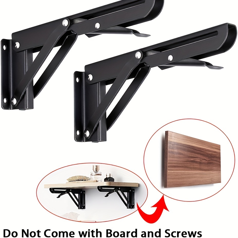 

2pcs Folding Brackets - 90° , -saving Diy Brackets For Mounting