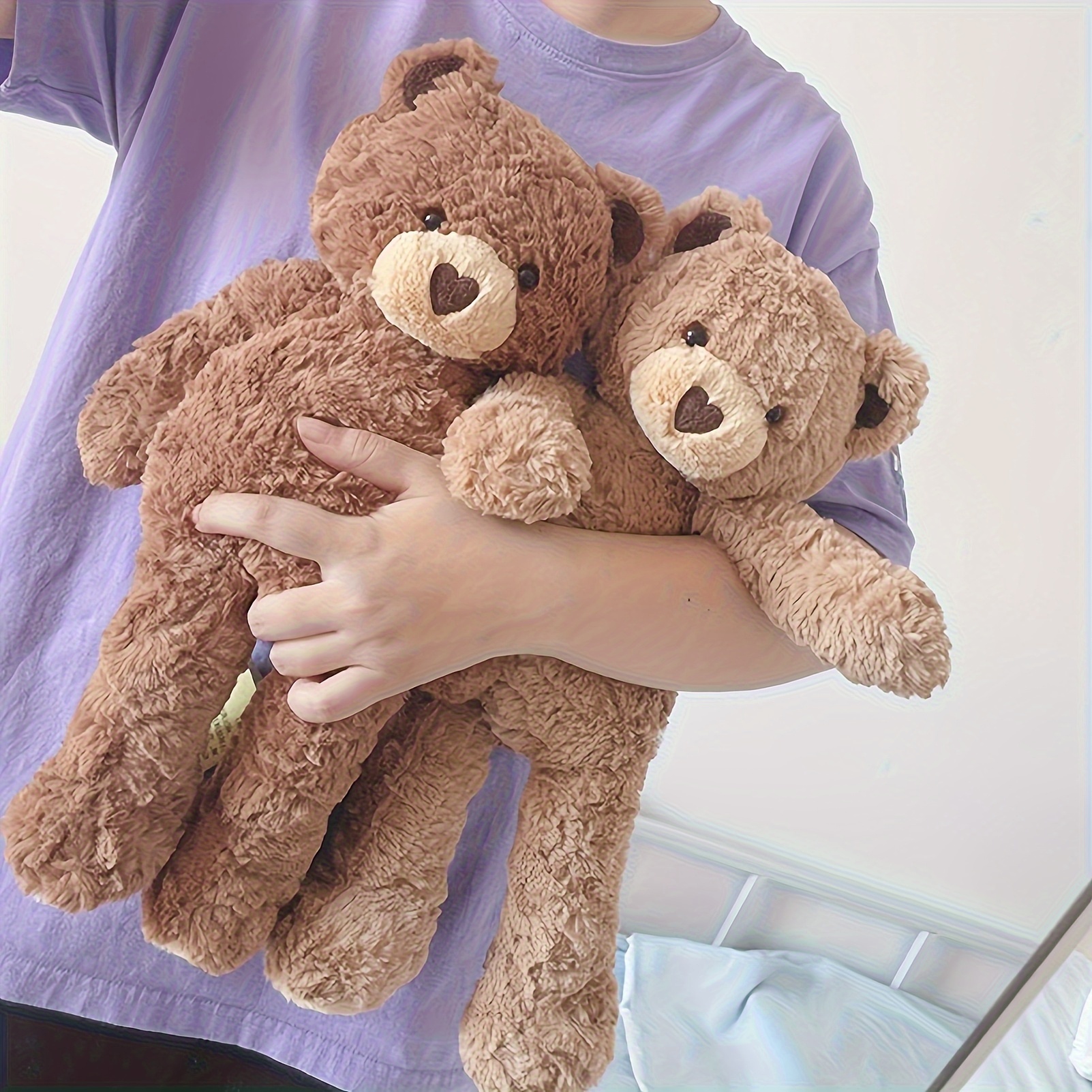 pieza de juguete de peluche adorable de oso de peluche Animal de  peluche y con ojos para decoración del