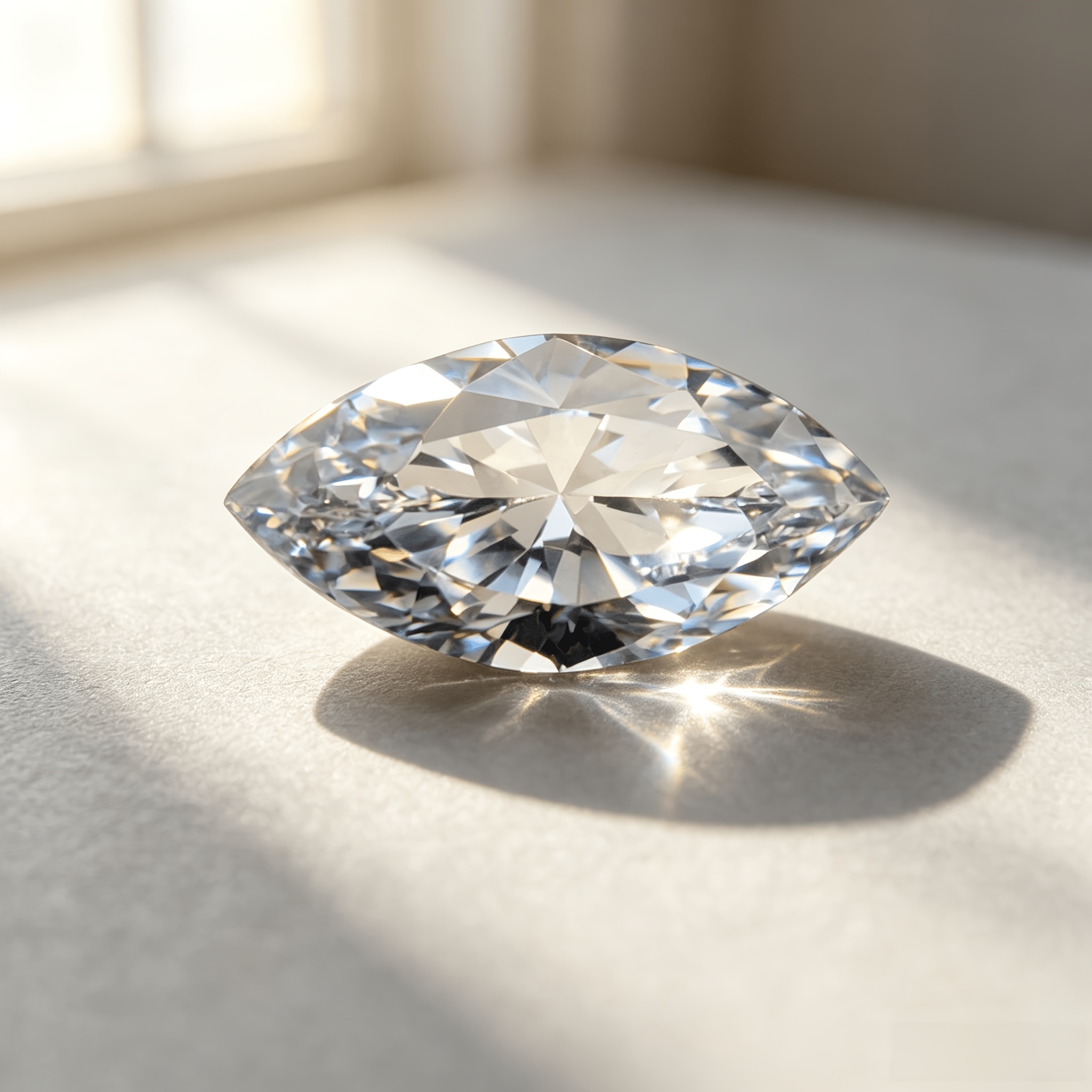 TEMU 7x14mm 3-carat High-quality 5a Marquise -cut Synthetic, With A , Suitable For Setting In Jewelry Such As Rings, Earrings, Bracelets, Pendants,