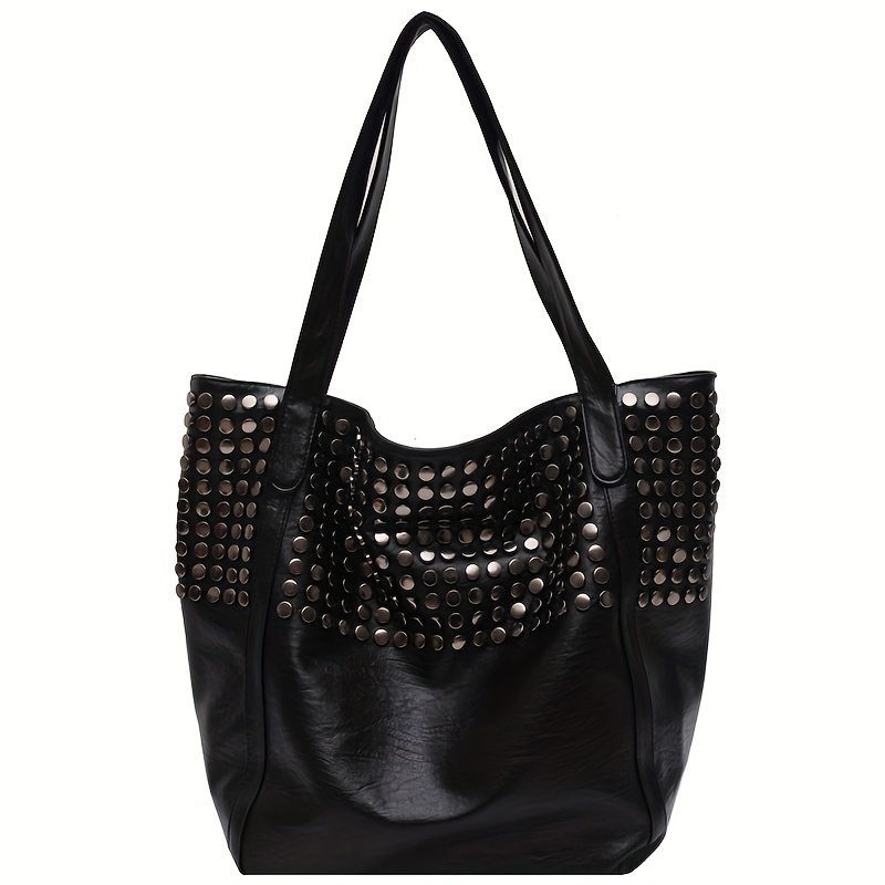 Women's Large Capacity Tote & Crossbody Bag - Elegant // Handbag With Shoulder Strap, Zipper Closure & Suitable For, Travel, Shopping - Handheld Purse