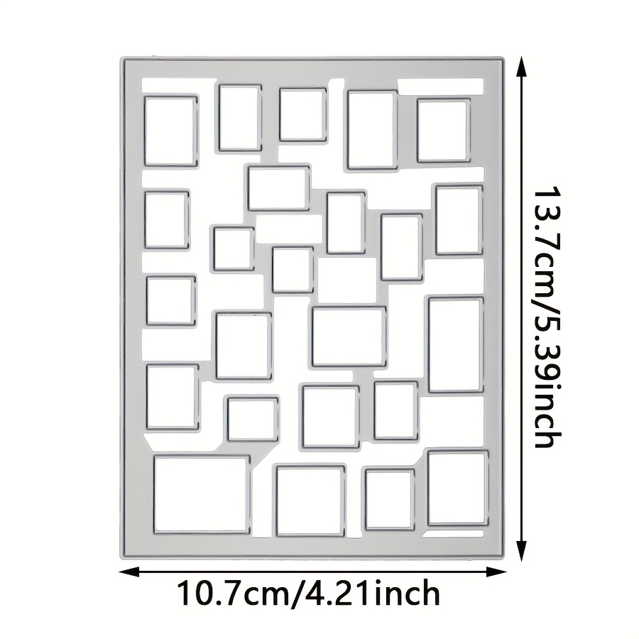 1pc Metal Cutting Die, Surprise Window Frame Cutting Mold For Diy Paper Craft, Scrapbooking, And Greeting Card Making
