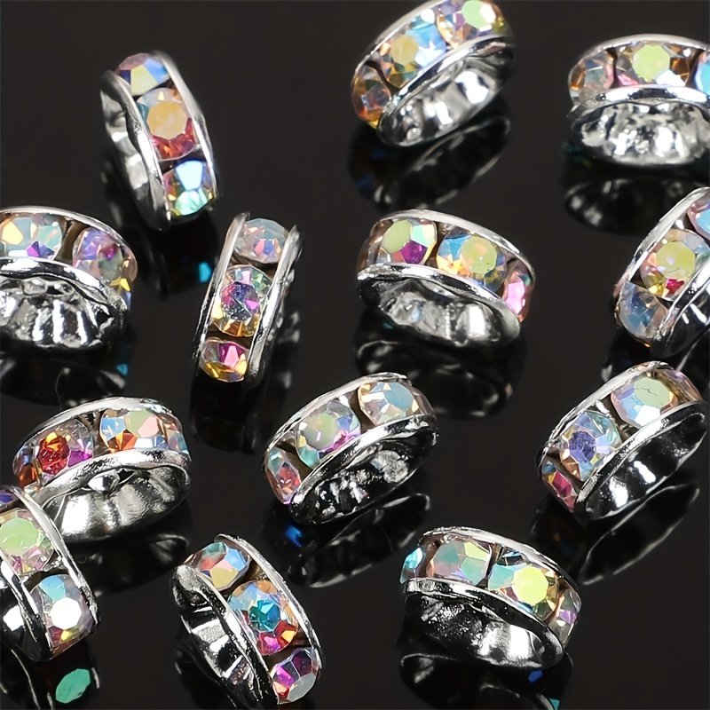 

300-piece Mixed Color Glass Rhinestone Beads For Diy Bracelet, Necklace & Jewelry Crafting Supplies