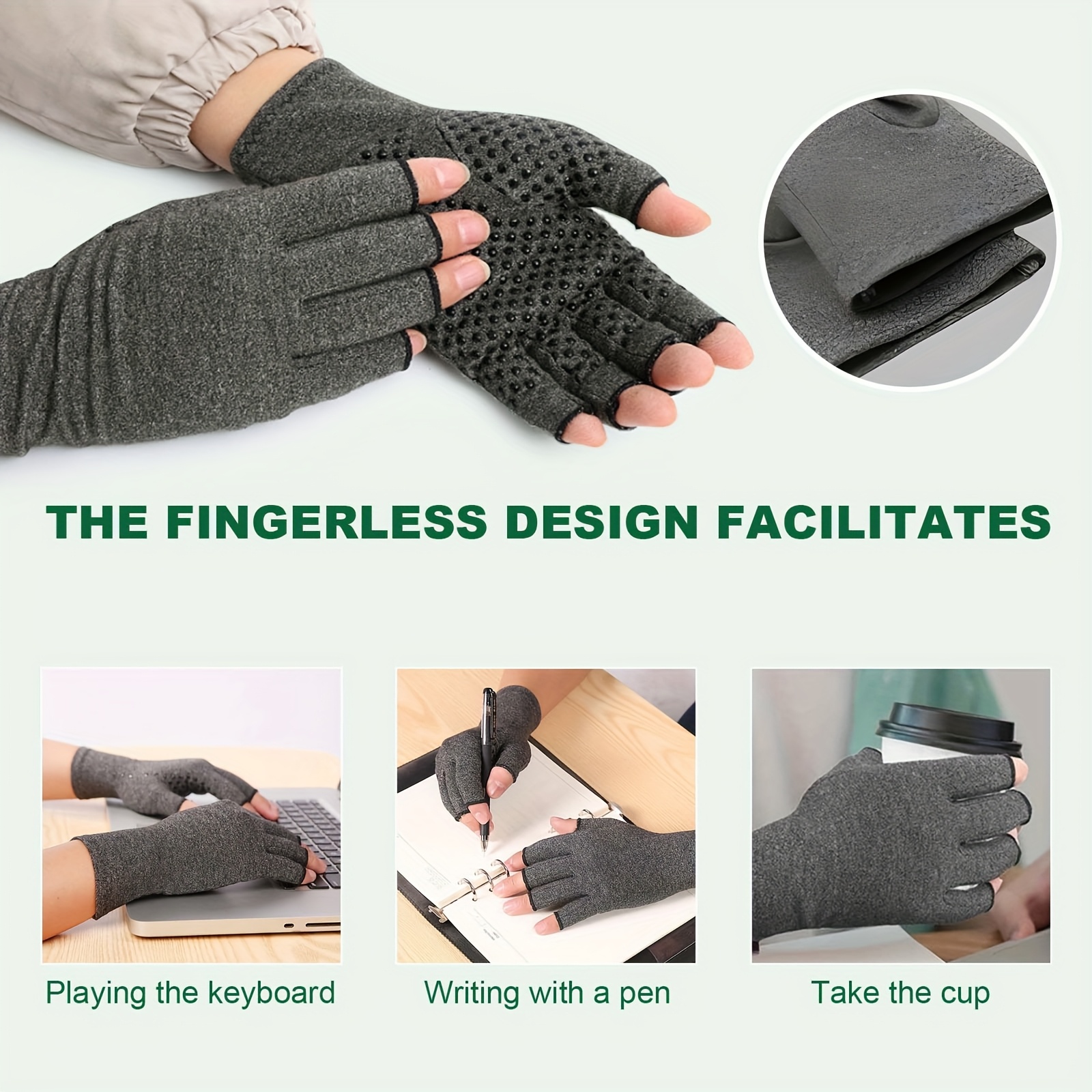 Breathable Joint Care Gloves - Comfortable Polyester Fibers, Suitable for Daily Use And Hand Care. Care Gloves, Suitable for Sports And Casual Wear Gloves - Suitable for Both Men And Women, Snug Fit, Soft Material, Hand Wash Only