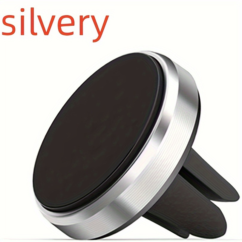 TEMU 1pc Air Vent Magnetic Car Phone Holder Round Magnet Holder In Car Phone Stand For Phone
