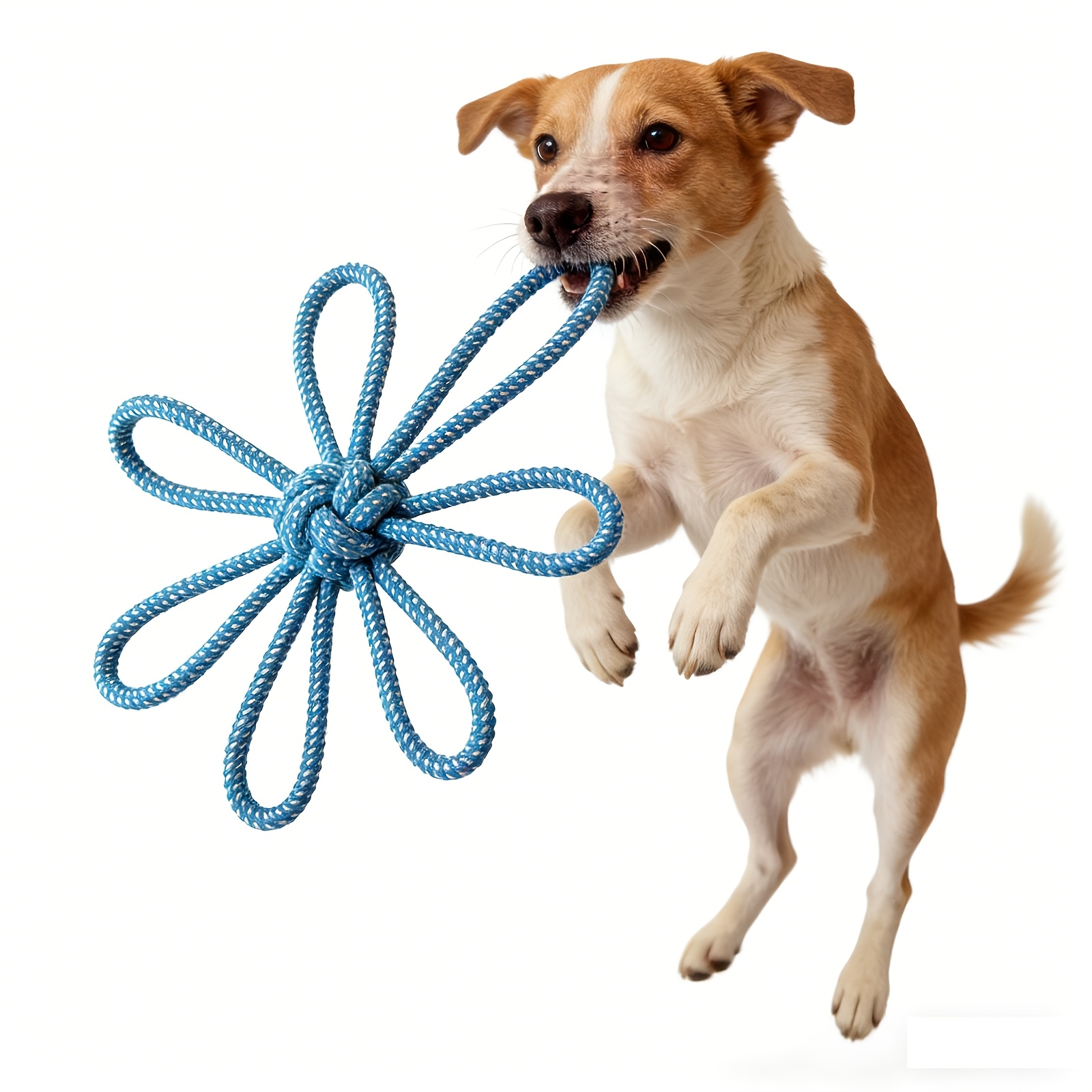Flower-Shaped Dog Bite Toy for Interactive Training