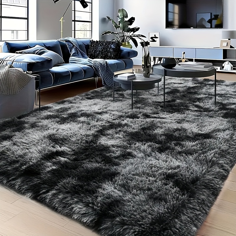 a luxurious square tie dye rug made from   soft plush fabric   in   colors it features a non slip backing is absorbent and durable and   machine washed making it   living rooms offices bedrooms home decor