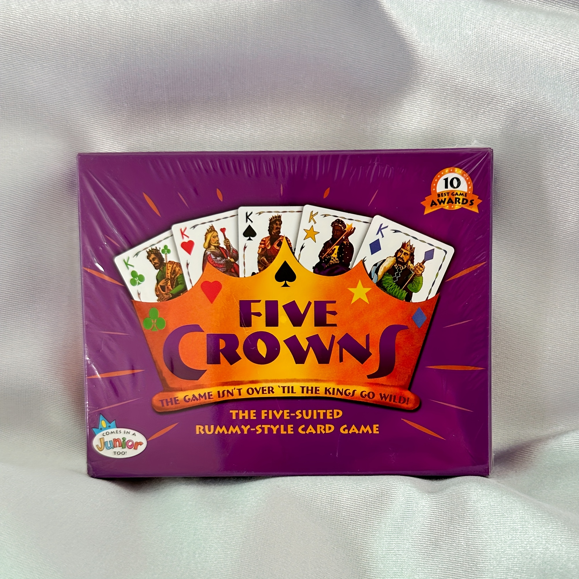 

5 Crowns Card Game - Premium Playing Cards For Family & Party Entertainment