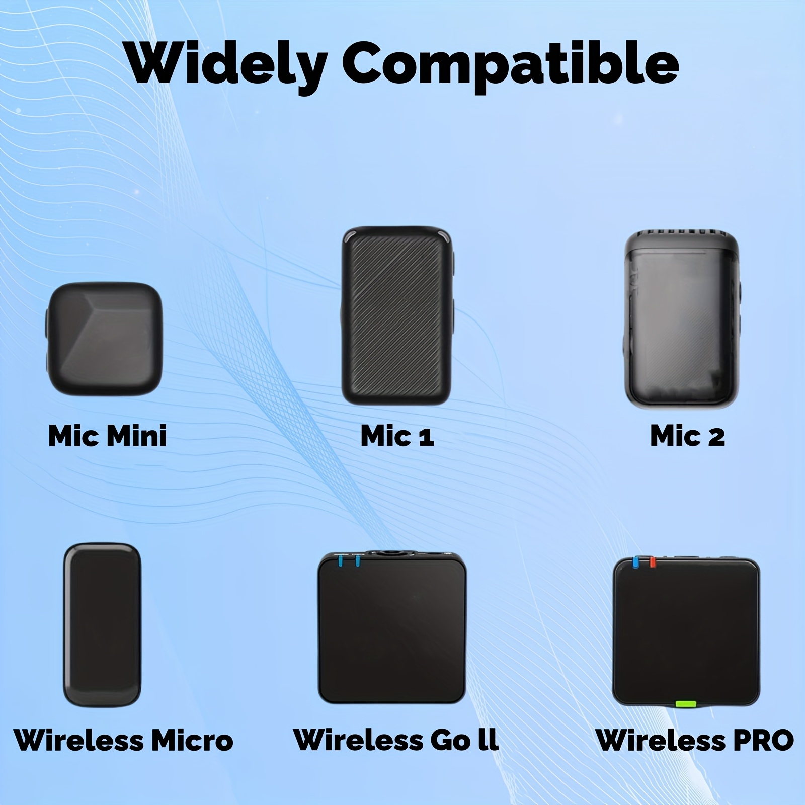 SUNMON Déflecteurs Vent Pour DJI Mini Mic - Lot De 4 Anti-pop
