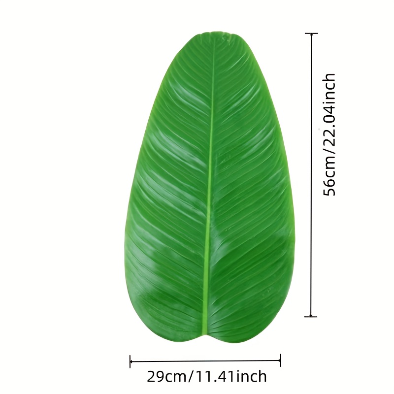 Realistic Banana Leaf Suitable For Home Decoration, Party Decor, And Tabletop