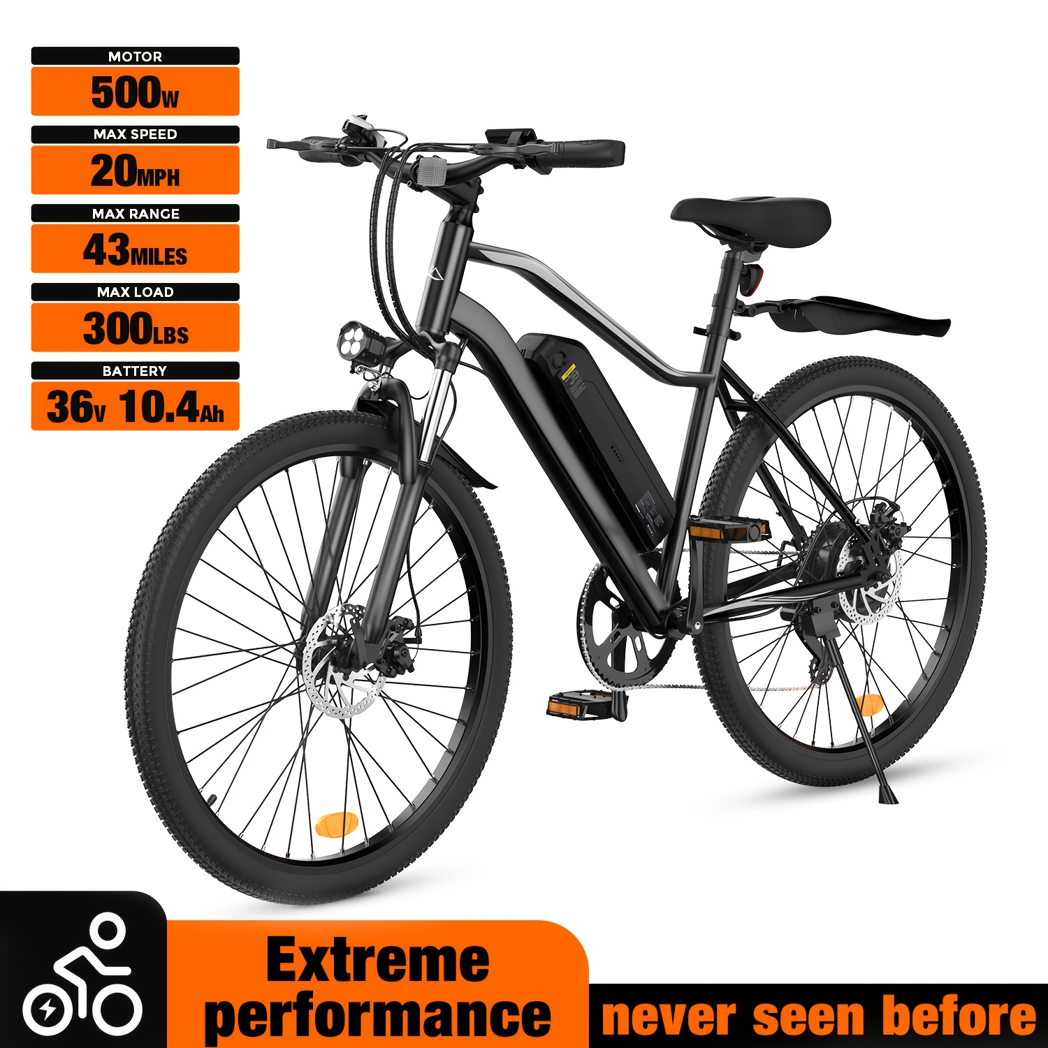 Electric Bikes sold on Temu United States