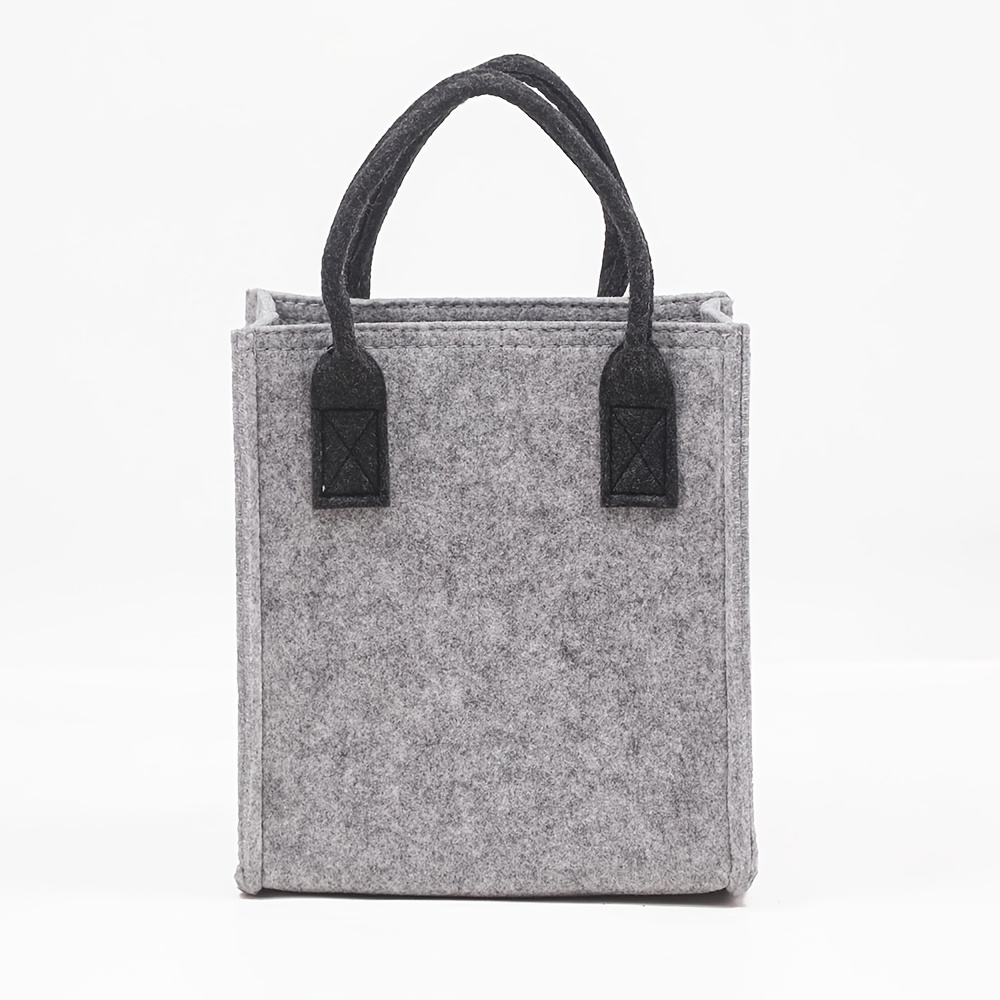 E-shop ./3 Stk. Mini-Handtasche im Ins-Stil aus Filz für Damen, 3 Farben optional, einfache -Handtasche, tragbare Alltags-Tasche