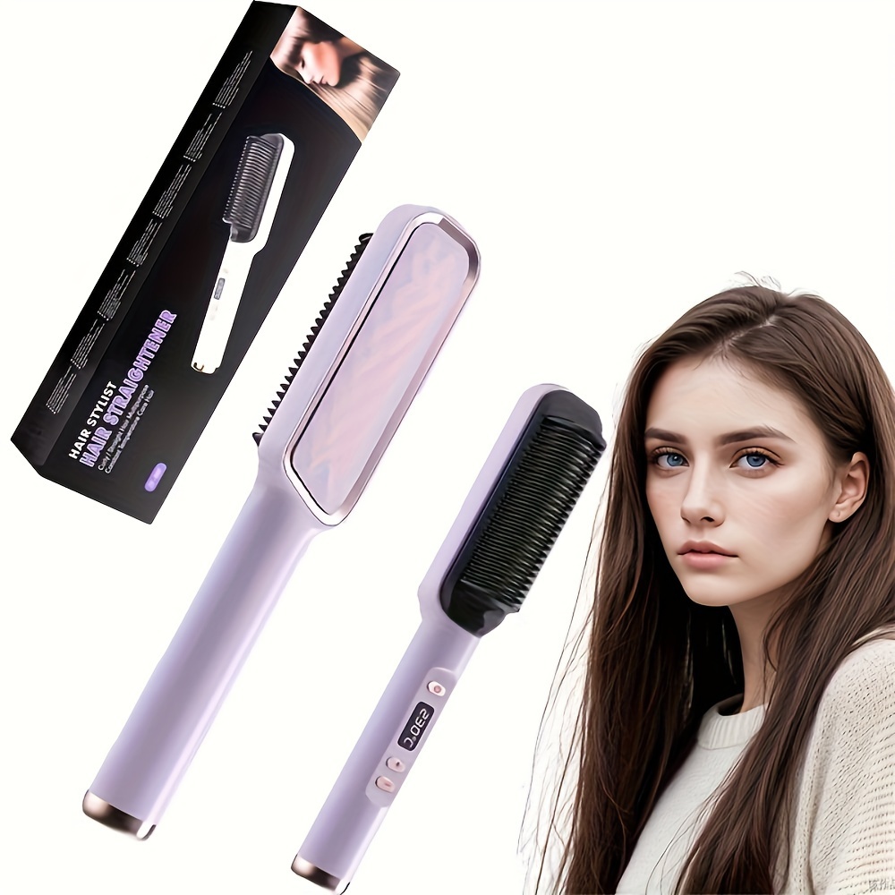 

Lcd Straightening Comb, Curling Iron Straightener, Electronic Straightening Comb