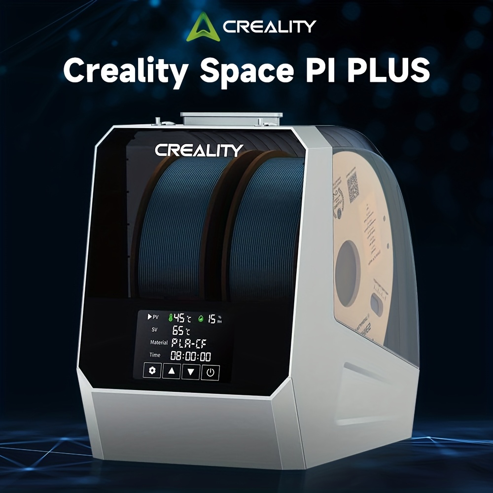 2025 official space pi filament dryer plus, 2 spools 360° 160w ptc