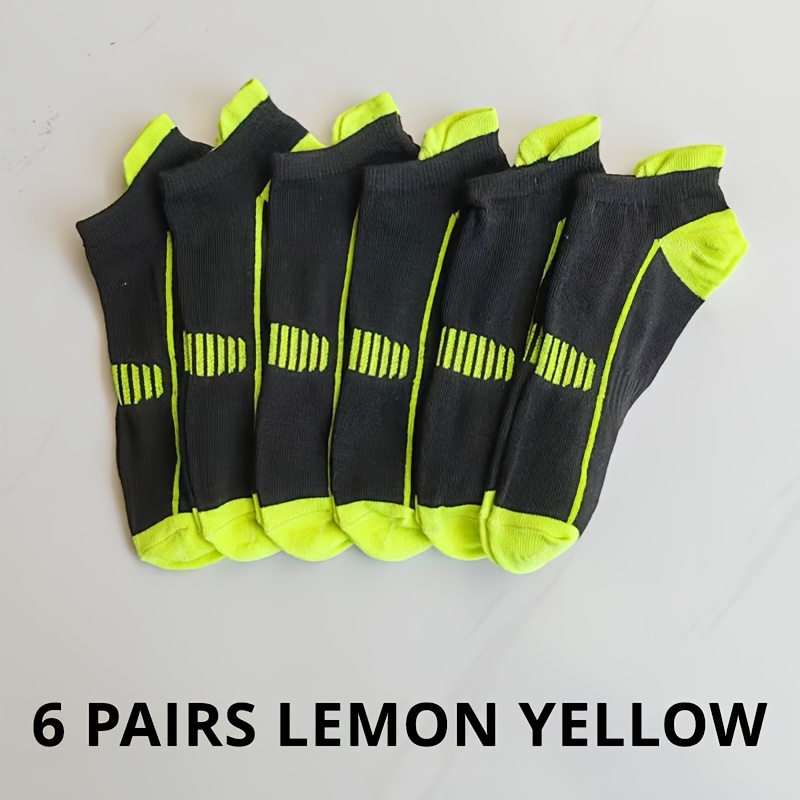 TEMU 6/12-pair Women's Sports Ankle Socks, Basketball Socks For Men And Women, Training Running Socks, Shock-absorbing Sweat-wicking Couple's Sports